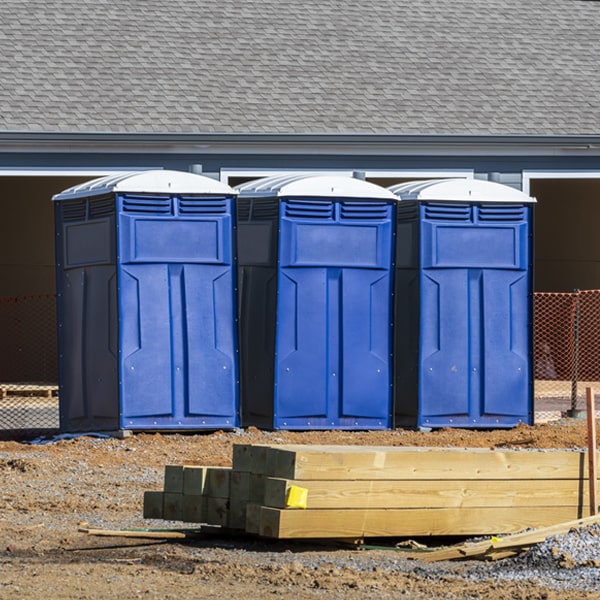 are there any restrictions on where i can place the portable restrooms during my rental period in Davis South Dakota